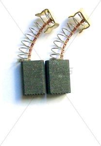 CARBON BRUSHES AMEG MOTORPARTS 6X9X11 COMPATIBLE WITH STANLEY FATMAX FMEG210 TYPE 1